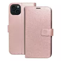 OEM MEZZO book-style phone case for iPhone 15 Plus, pink