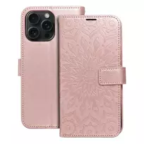 OEM MEZZO book-style phone case for iPhone 15 Pro Max, pink