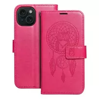 OEM MEZZO book-style phone case for iPhone 15, pink