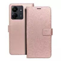 OEM MEZZO Book case for XIAOMI Redmi 13C / POCO C65, mandala rose gold