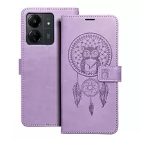 OEM MEZZO Book case for XIAOMI Redmi 13C / POCO C65 dreamcatcher purple
