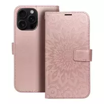 OEM MEZZO book-style phone case for iPhone 16 Pro Max, pink