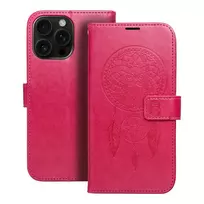 OEM MEZZO book-style phone case for iPhone 16 Pro Max, pink