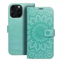 OEM MEZZO book-style phone case for iPhone 16 Pro Max, green