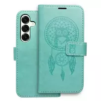 OEM MEZZO dreamcatcher book-style phone case for Samsung Galaxy S25 (S931) green