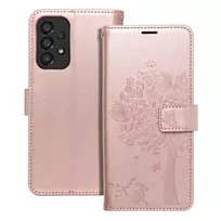 OEM MEZZO tree book-style phone case for Samsung Galaxy A33 5G (A336), pink