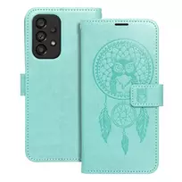 OEM MEZZO dreamcatcher book-style phone case for Samsung Galaxy A53 5G (A536), green