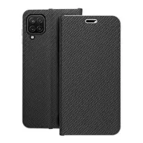 OEM LUNA Carbon book-style phone case for Samsung Galaxy A12 (A125) | M12 (M127) black