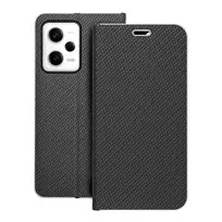 OEM LUNA Book Carbon Case for XIAOMI Redmi Note 12 Pro 5G, black