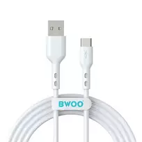 BWOO data transfer and charging cable | USB-A to USB-C | 15W | 2m