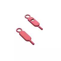 TFO SIM card tray tool / key, magenta keychain