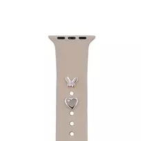 TFO Butterfly silver pin charms for watch straps
