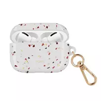 uniq coehl Terrazzo AirPods Pro case, white | natural white