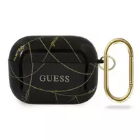 GUESS GUACAPTPUCHBK AirPods Pro cover black | Gold Chain Collection