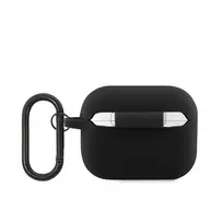 Lacoste Liquid Silicone Case with Croc Logo for AirPods Pro 2, Black