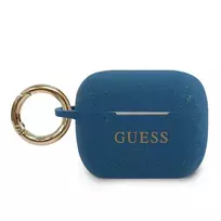 GUESS GUACAPSILGLBL Silicone Case for AirPods Pro Blue
