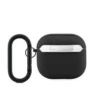 Lacoste Petit Pique Croc Logo Patch Case for AirPods 4, Black