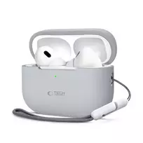 Tech-Protect SILICONE AirPods Pro 1/2 Case, Crayon Grey