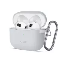 Tech-Protect SILICONE HOOK FOR APPLE AIRPODS 3 IN CRAYON GREY