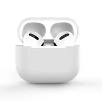 Hurtel Silicone soft case for AirPods 2 / AirPods 1 headphones, white (case C)