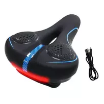 OEM Bike saddle with built-in LED light FSBSD-232-1, black