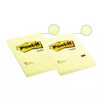 Post-It Sticky notes, checkered, 102x152mm, yellow (available in various colors)