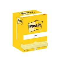 Post-It Sticky notes 76x102mm, 12 pieces/pack, yellow