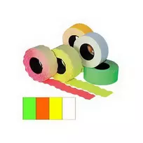 Aurika Marking gun labels, square 26x16mm, yellow, 5 pcs/pack.