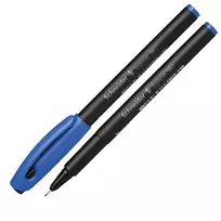 Schneider Fineliner pens TOPLINER 967, 0.4mm, black barrel, blue