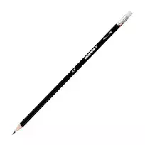 Kores HB Graphite Pencil with eraser, triangular body