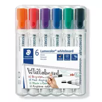 Staedtler Whiteboard marker set conical tip, 6 colors