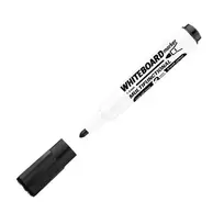 Ico Whiteboard marker MARKERASER, conical, black
