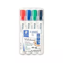 Staedtler Whiteboard marker set, conical tip, 4 colors
