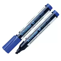 Schneider MAXX 293 Chisel Board Marker, angled, blue