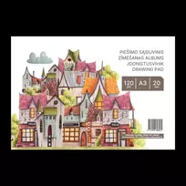 SMLT Sketchbook, 20 sheets, A3, 120 gsm, cover 130 gsm