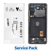 SAMSUNG ServicePack LCD Display for Samsung Galaxy S20 FE 4G 5G, GH82-24219A, Blue