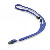 Durable Textile backing for ID cards, blue, 10 pcs/pack.