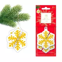 Aroma Car Xmas 3D Snowflake, Cinnamon, Room Air Freshener