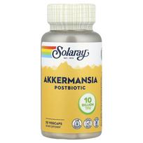 Solaray, Akkermansia Postbiotic, 10 milijardų TFU, 30 daržovių kapsulių