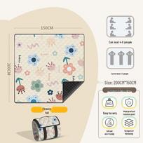 ZISIZ Thick Waterproof Folding Beach and Park Mat