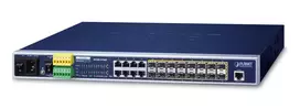 PLANET MGSW-24160F tinklo komutatorius Valdomas L2+ Gigabit Ethernet (10/100/1000) Maitinimas per Eternetą (PoE) 1U Mėlyna