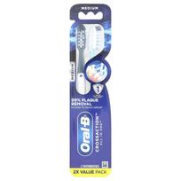 Oral-B, CrossAction viskas viename dantų šepetėlis, vidutinis, 2 pakuotės