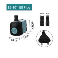 Povandeninis vandens siurblys Itin tylus filtras, žuvų tvenkinys EU/US Plug akvariumo siurblys 3/10/25W fontanas rezervuare su siurbimo taurėmis 3W EU PLUG