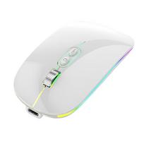 2.4G+BT5.1 Dvikomponenčių belaidžių pelės Ergonominė pelė 3 pavarų reguliuojamas DPI Įmontuotas 500mAh