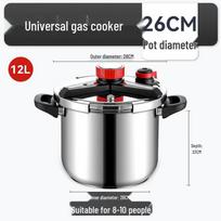Zhi Shi 12L Universalus nerūdijančio plieno greitpuodis