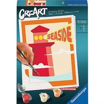 Ravensburger CreArt - Lighthouse by the Sea, painting 23899