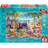 Schmidt Spiele Sunny Time Out on the Beach, Puzzle 1000 pieces 59793