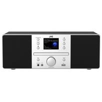 JVC RD-E874B Bokštas Bluetooth 20 W Juodas, Sidabrinis