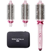 Plaukų formavimo šukos Wavytalk Heatwave Pro rožinės