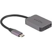 Delock USB Type-C Card Reader for SD or Micro SD memory cards, grey card reader 91009